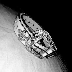 Affliction typa bb rhinestone belt